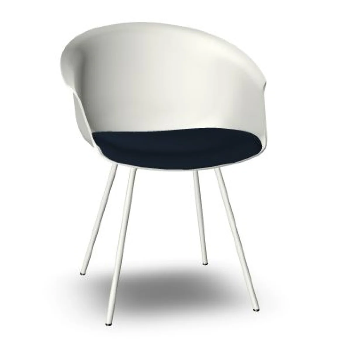Cadira 4 potes blanca SU372-10469793 Shuffle is1 Interstuhl