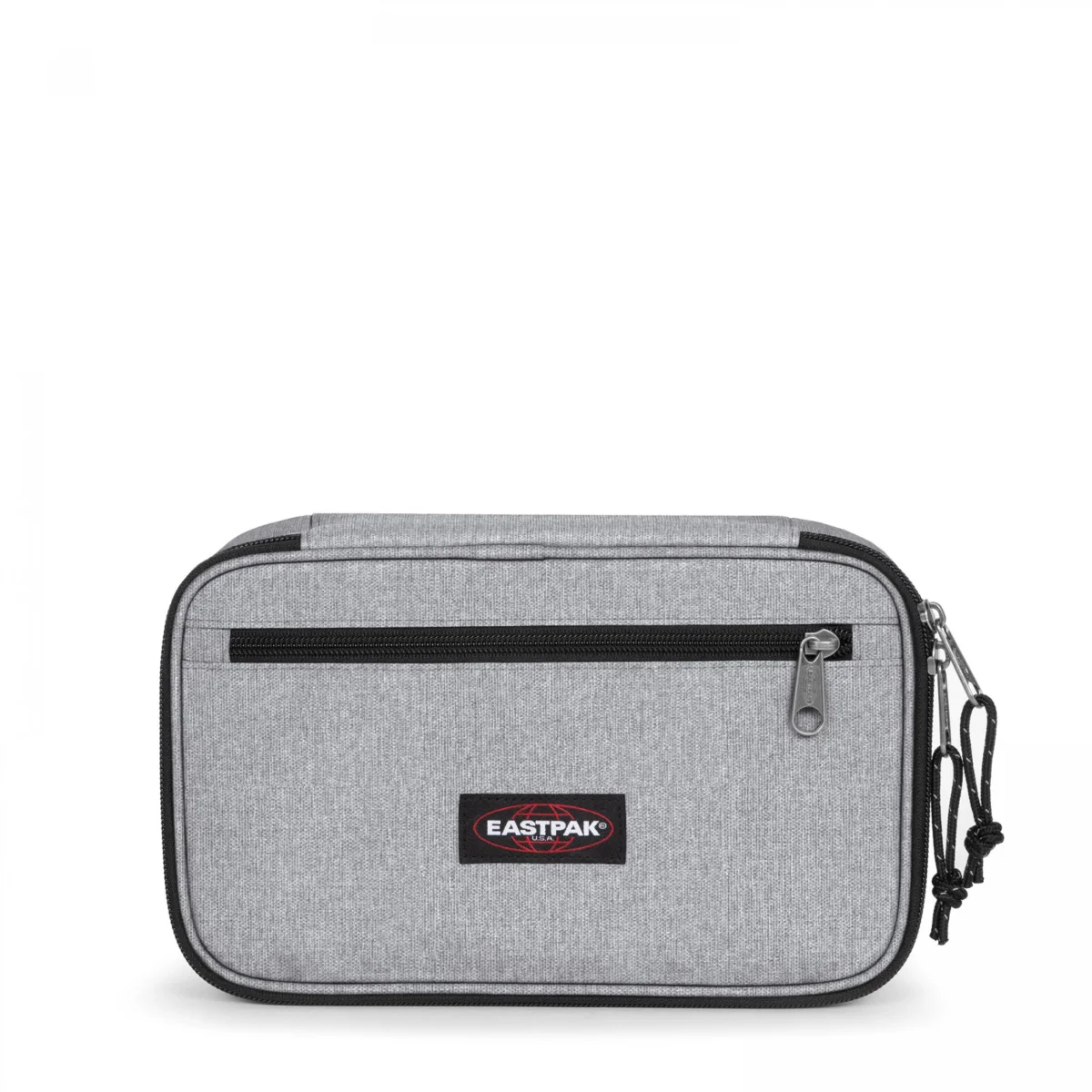 Estoig 2 cremallera gris Sunday Grey Eastpak Oval More