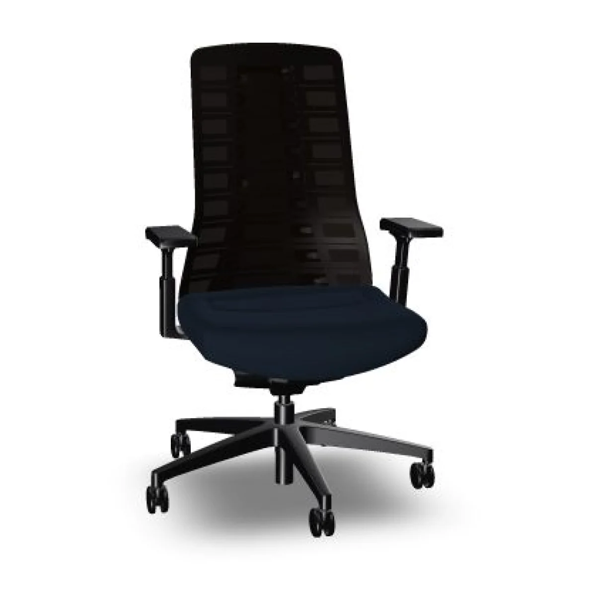 Cadira rodes a/bR3D negre PU213 Pure is3 Interstuhl