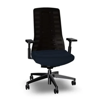 Cadira rodes a/bR3D negre PU213 Pure is3 Interstuhl