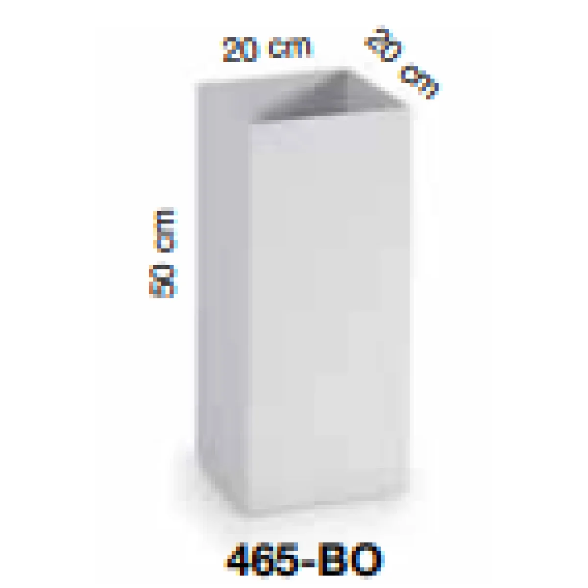 Paraigüer blanc 20x20x50 20l. C465BO Design Collection Caimi