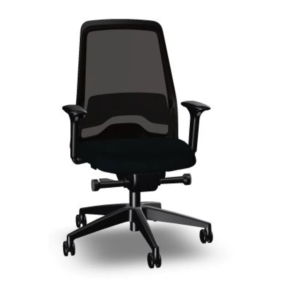 Cadira rodes a/bR2D negre EV211-ER01-3217 Every is1 Interstuhl