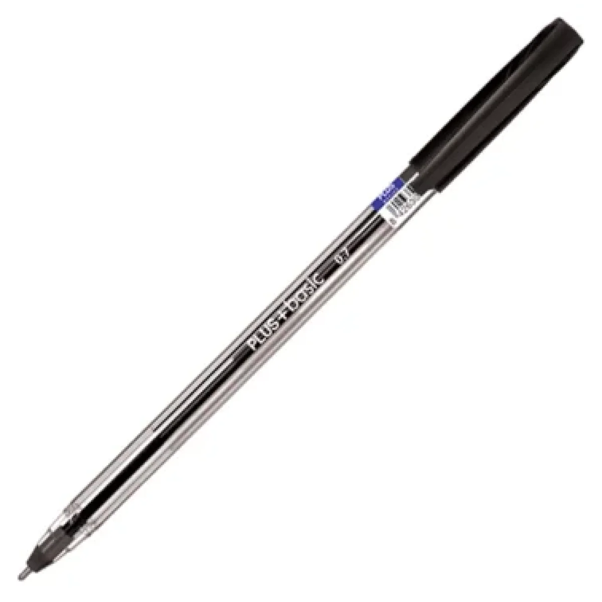 Bolígraf cristal color negre Plus Basic 080835