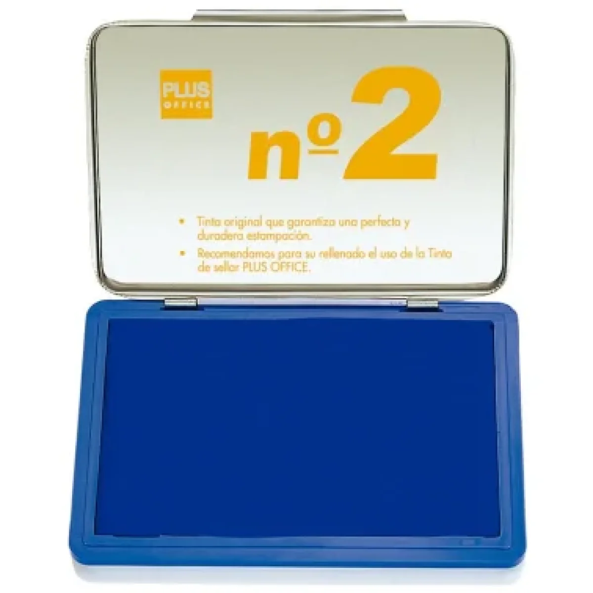 Tampó metal·lic color blau 8x12 Plus Num. 2 40145