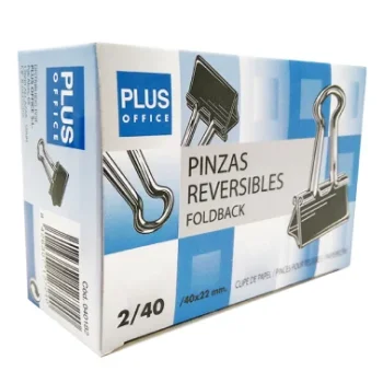 Pinça abatible 40mm Plus Office 040182 -caixa 12-