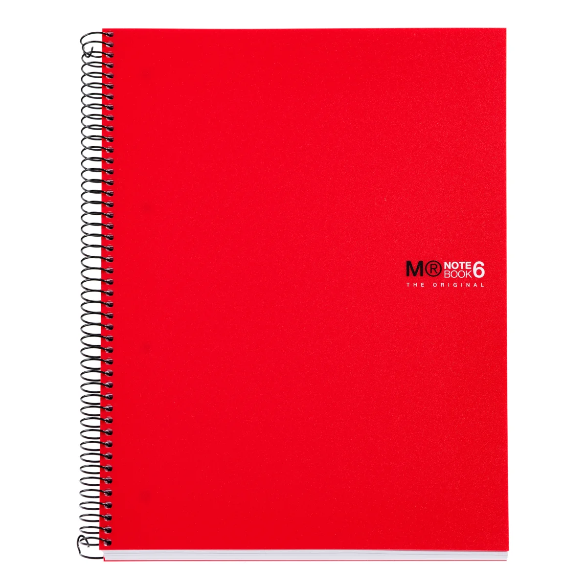 Llibreta esp 150f 70g PP vermell A4 6 col MR2825