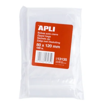 Bossa plàstic 80x120 autotancament Apli 13135 -p 100-