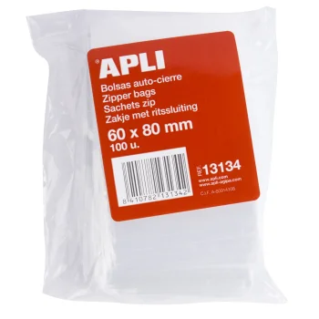 Bossa plàstic 60x80 autotancament Apli 13134 -p 100-
