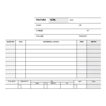 Talonari factura 2f 145 x 105 Apli 12942