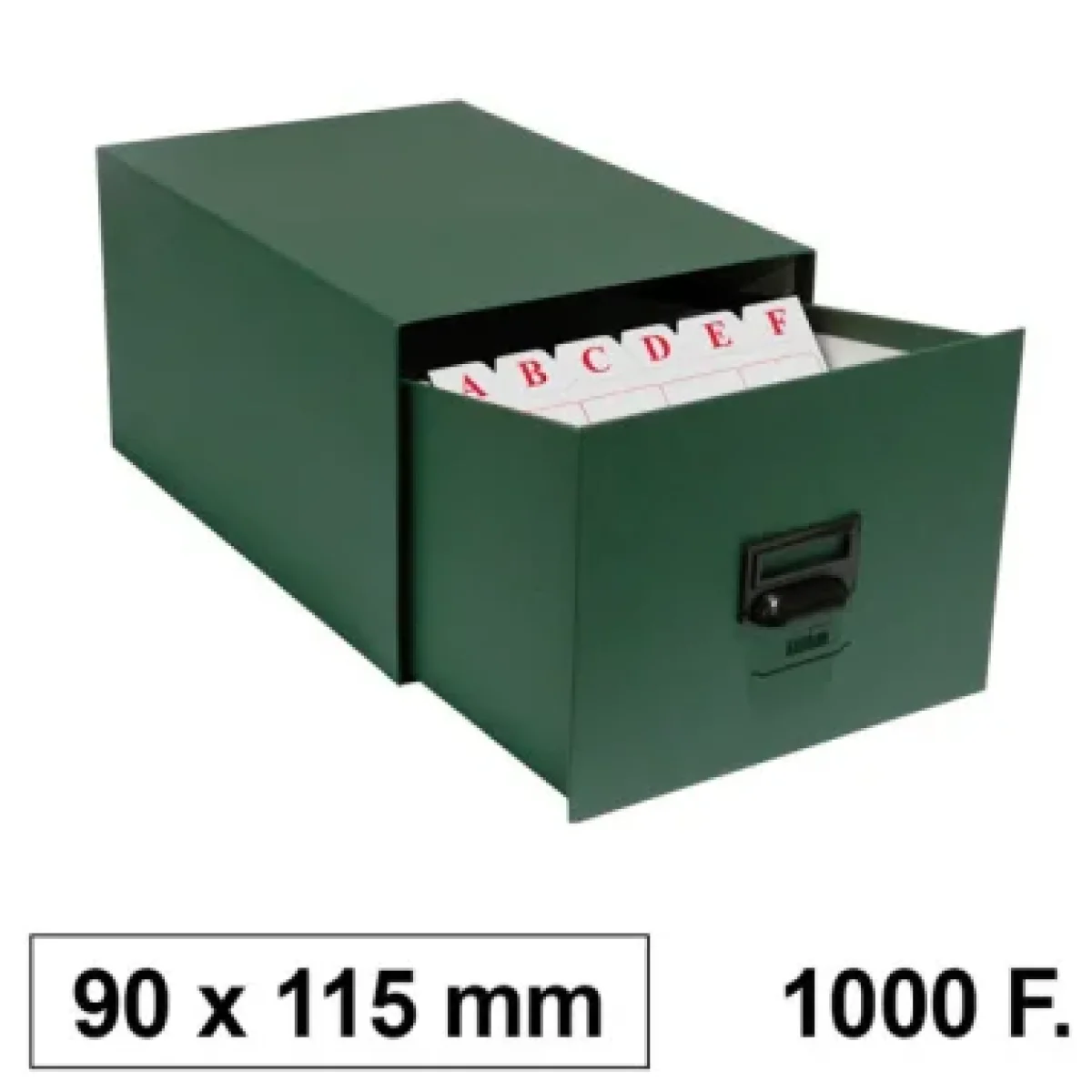 Fitxer cartró verd 1000 f. núm. 1 65x95 Karman 180330