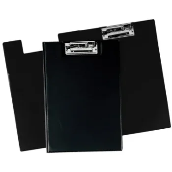 Carpeta mini clip superior negre PVC Alces 180217