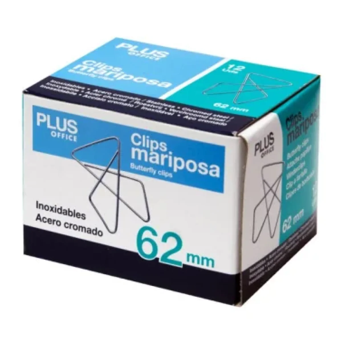 Clip creuat 60 mm núm. 20 Plus 040169 -caixa 12-