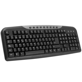 Teclat USB negre Plus Multimedia 130506