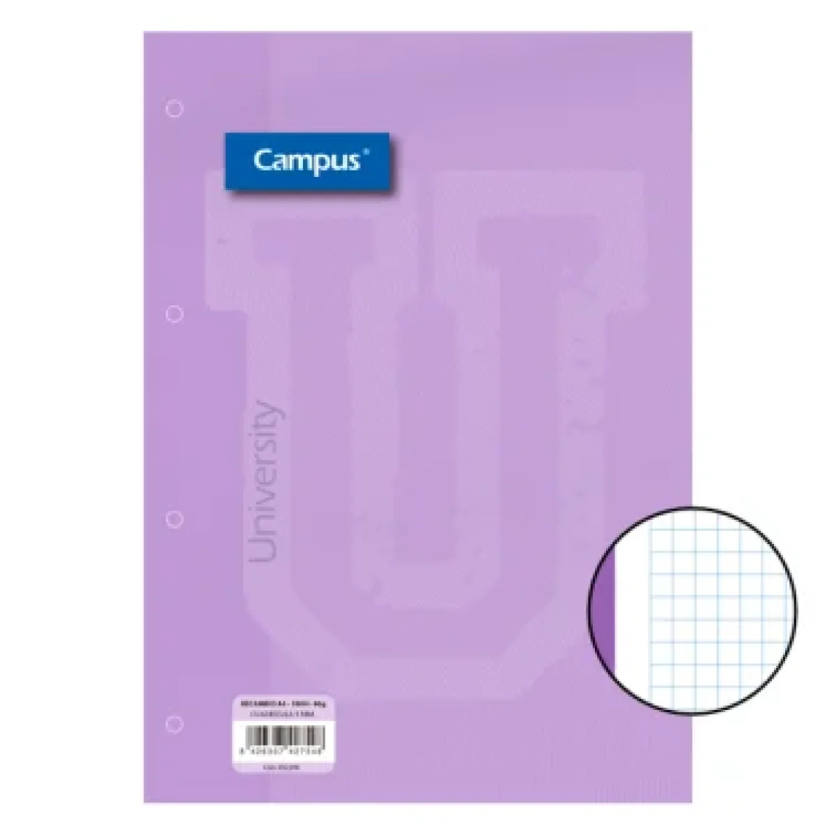 Fulls A4 quad 5mm 90g morat Campus 002296 -p 100-