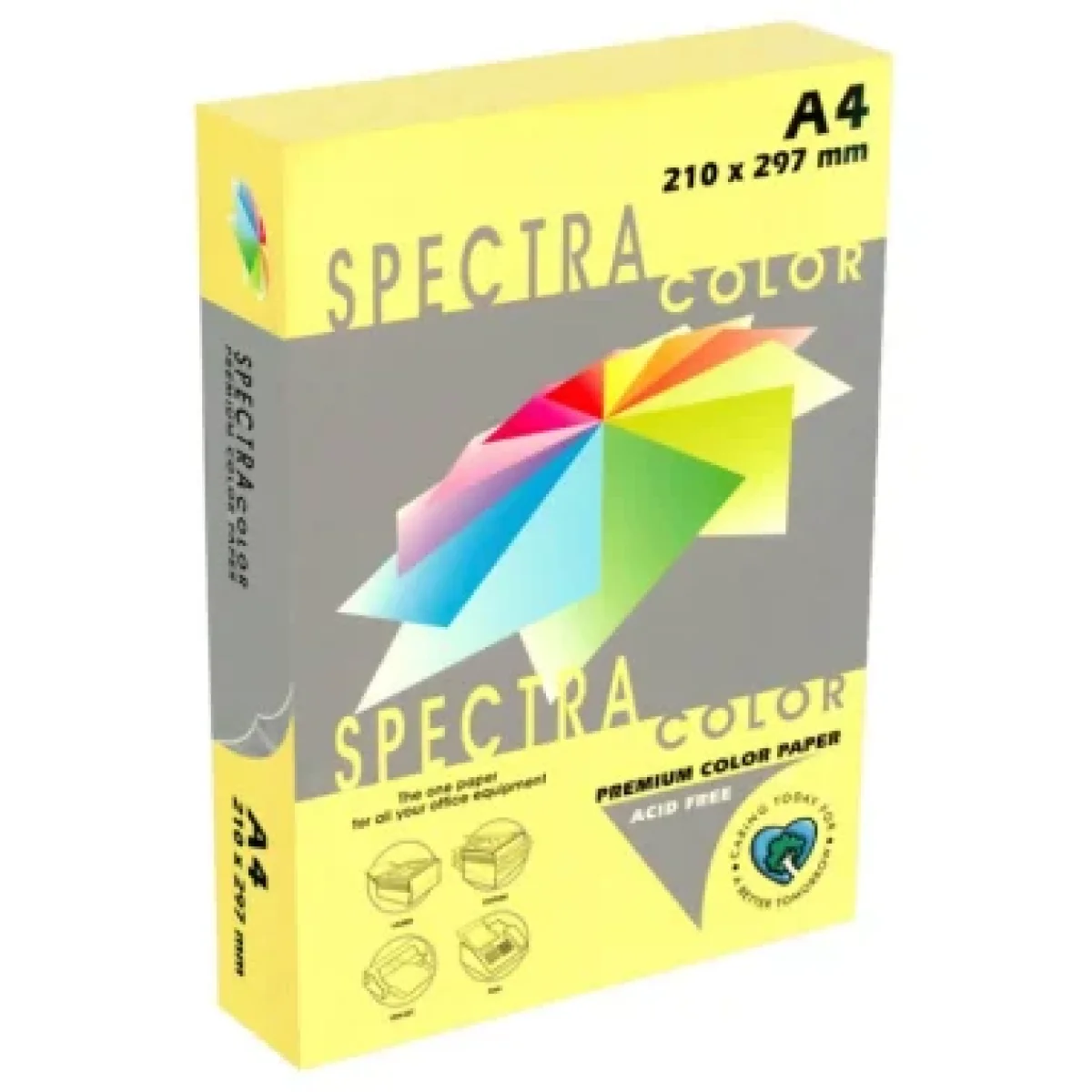 Paper Din A3 80g groc pastel Spectra 001366 -resma-