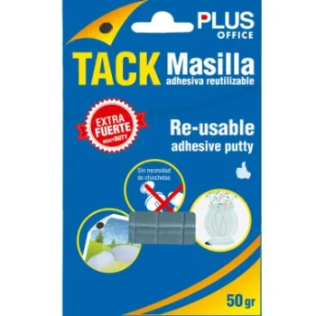 Masilla tack adhesiva 50g Plus Extra fort 040621