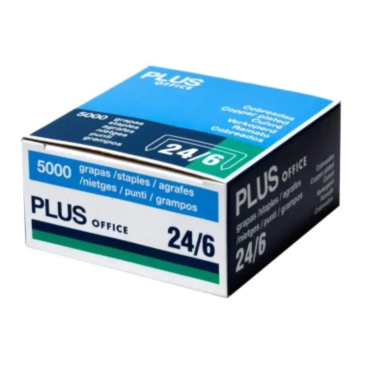 Grapa 22/6-24/6 cobreades Plus 040647 -c 5.000-