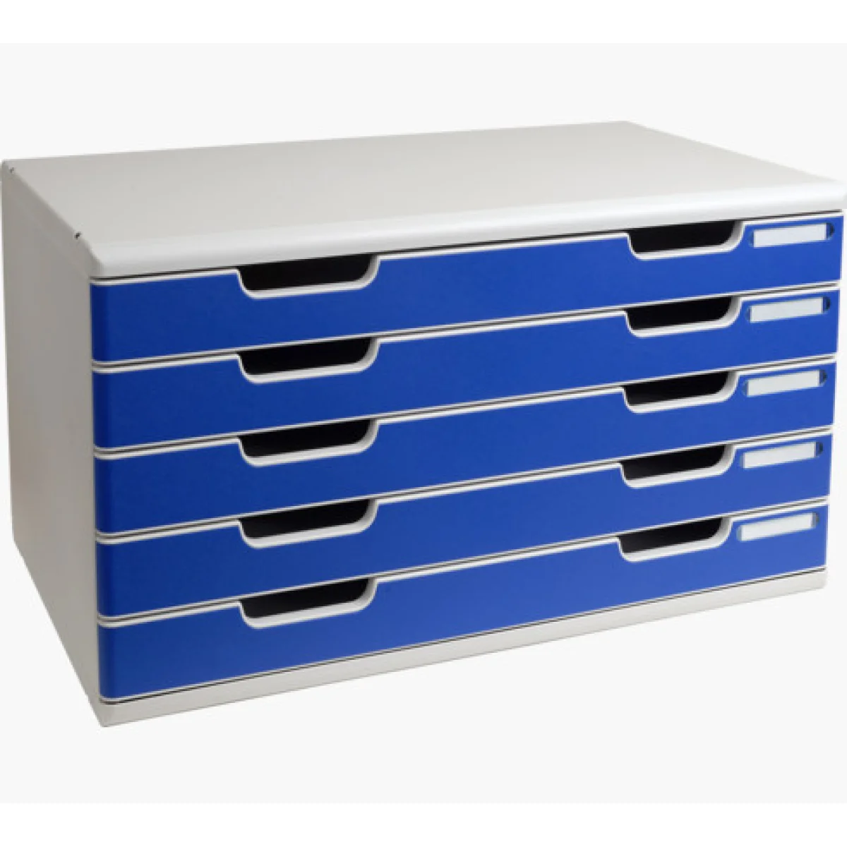 Mòdul 5 calaixos A3 gris/blau Exacompta 322003D