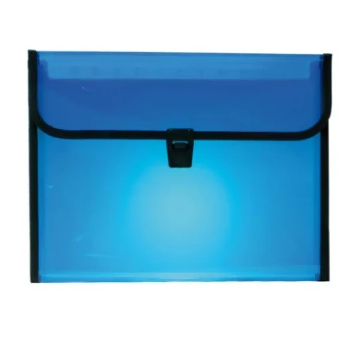 Acordeó plàstic 12 departaments foli blau trans broche Plus 180422