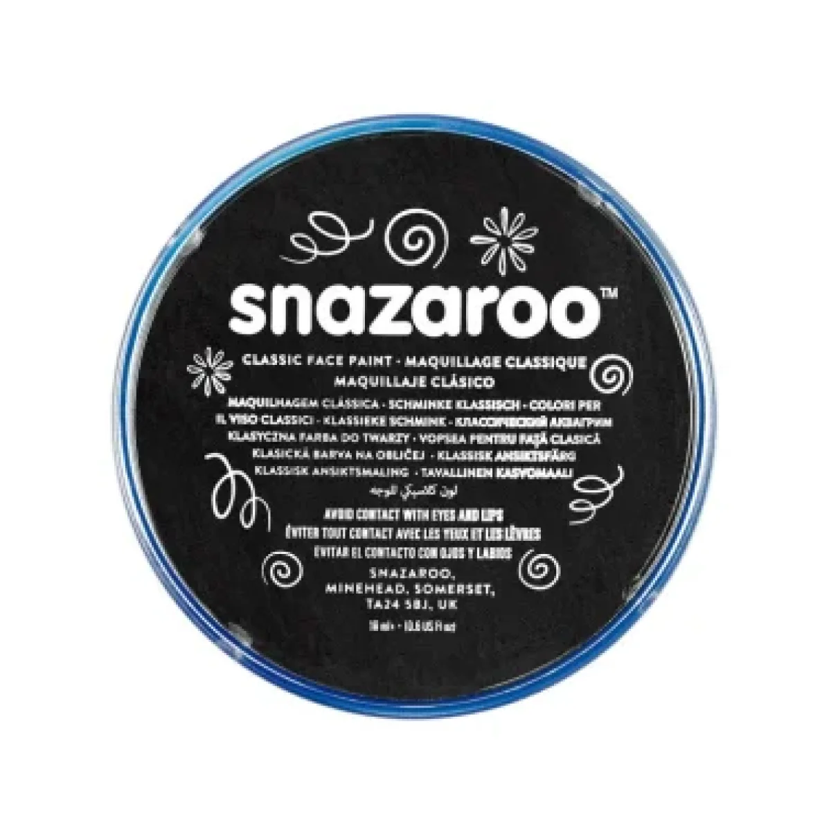 Maquillatge 75ml negre Snazaroo 862448