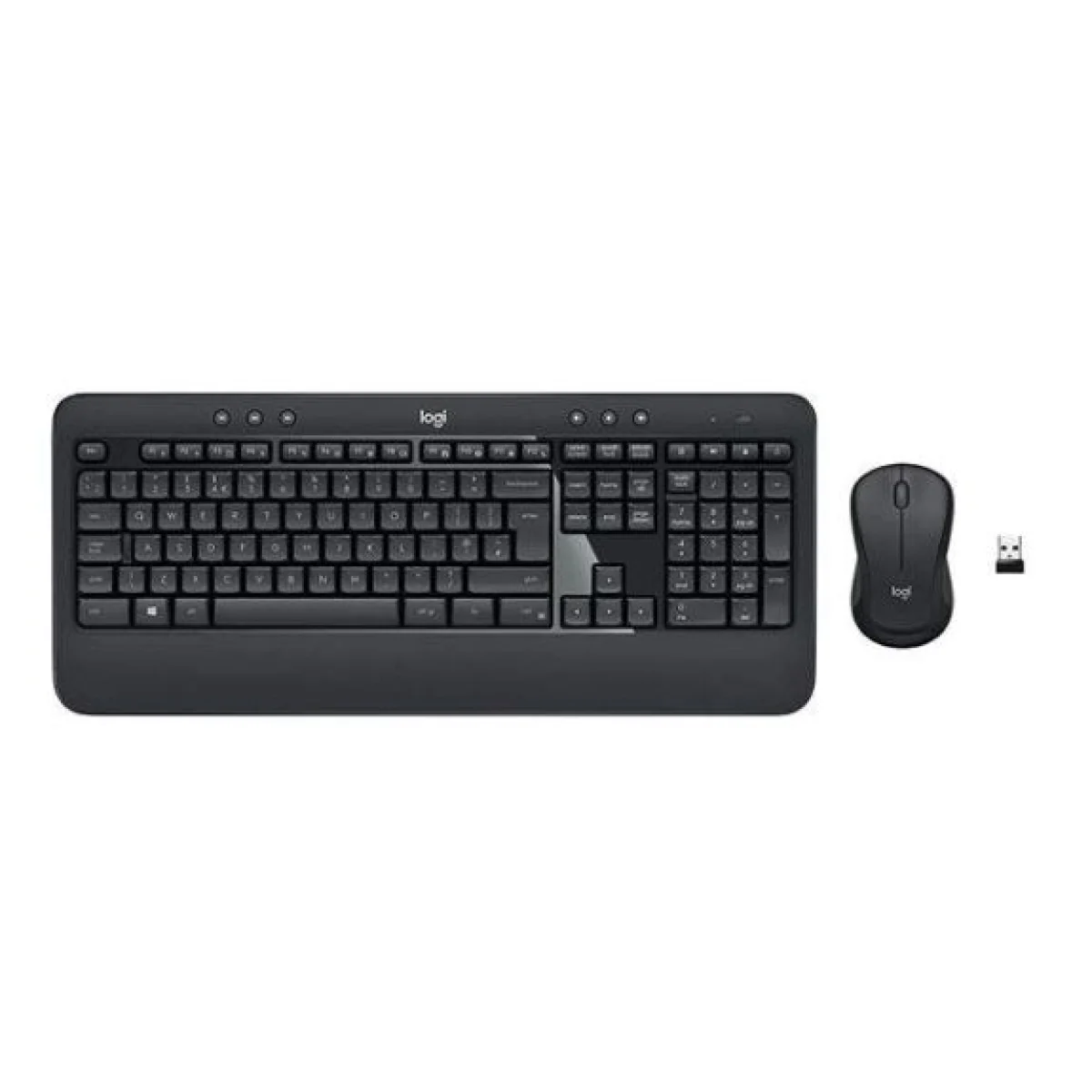 Teclat i mouse s/ fil òptic negre Logitech MK540