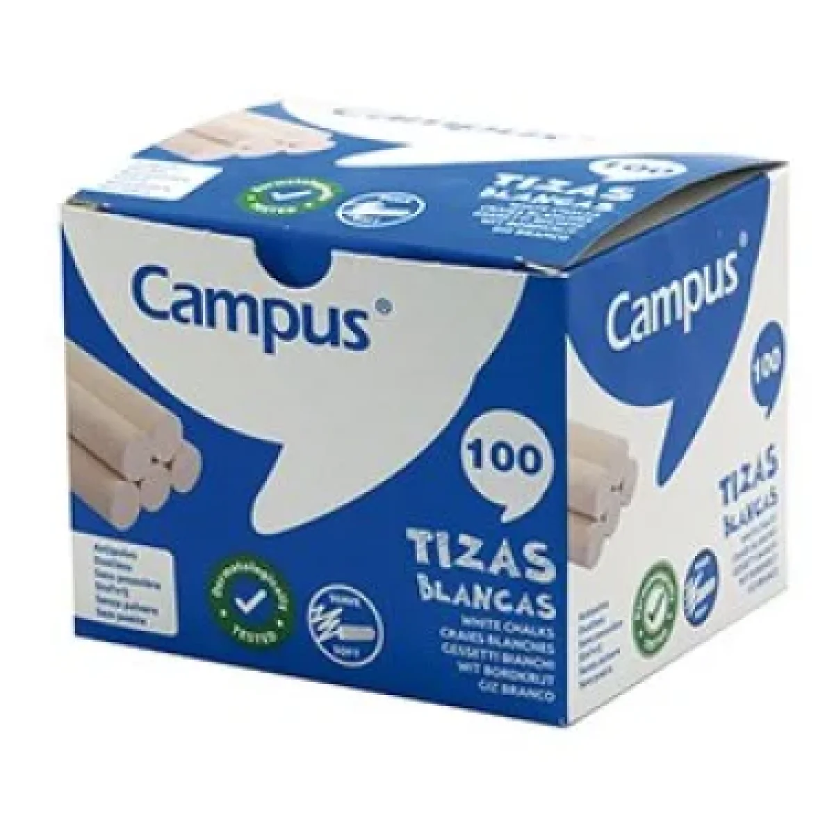 Guix blanc rodó Campus 630778 -paq. 100-