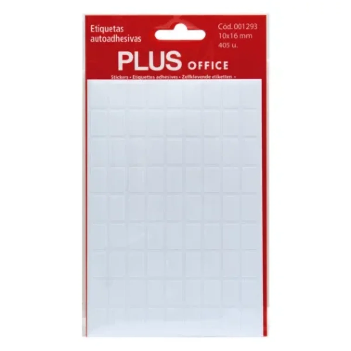 Etiquetes autoadhesives 10x16 Plus 001293 -5 fulls-