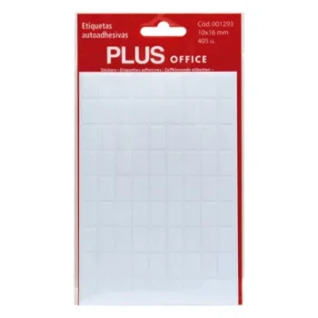Etiquetes autoadhesives 10x16 Plus 001293 -5 fulls-