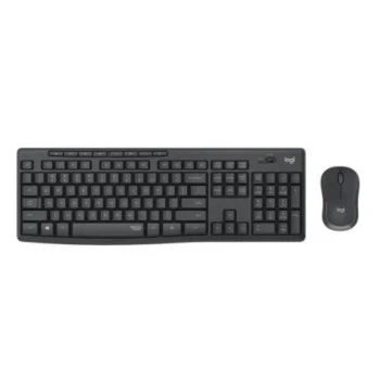 Teclat i mouse s/ fil òptic negre Logitech MK295