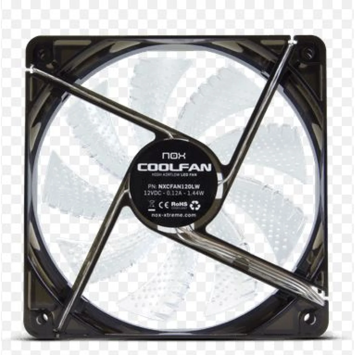 Ventilador Negro / Blanc Nox NXCFAN120LW