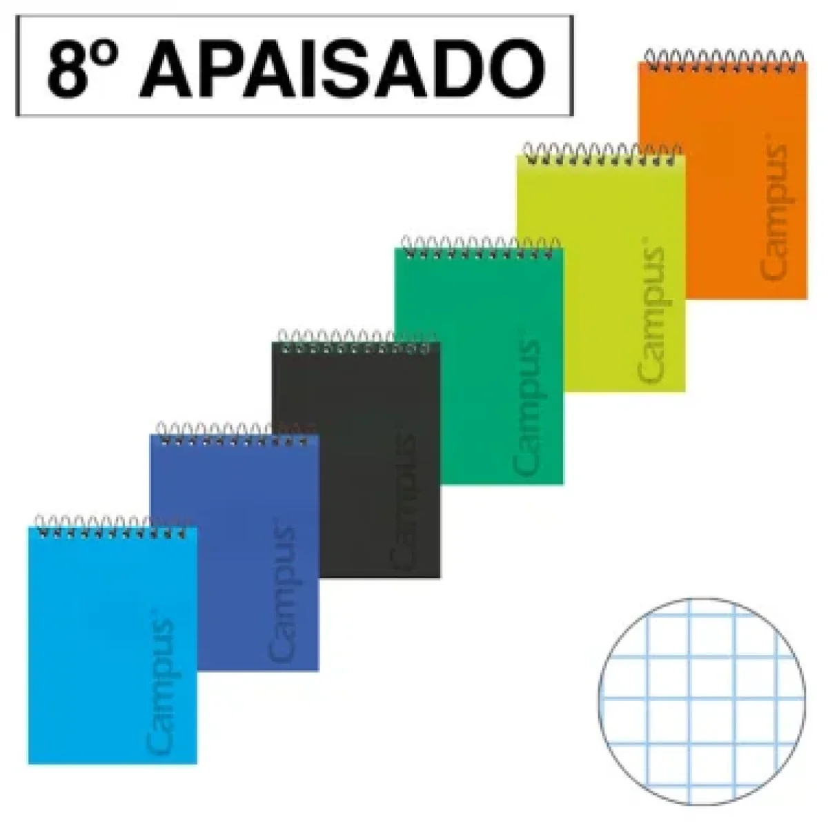 Bloc espiral TP cdla. 4mm 80 fulls 8º Campus 003233