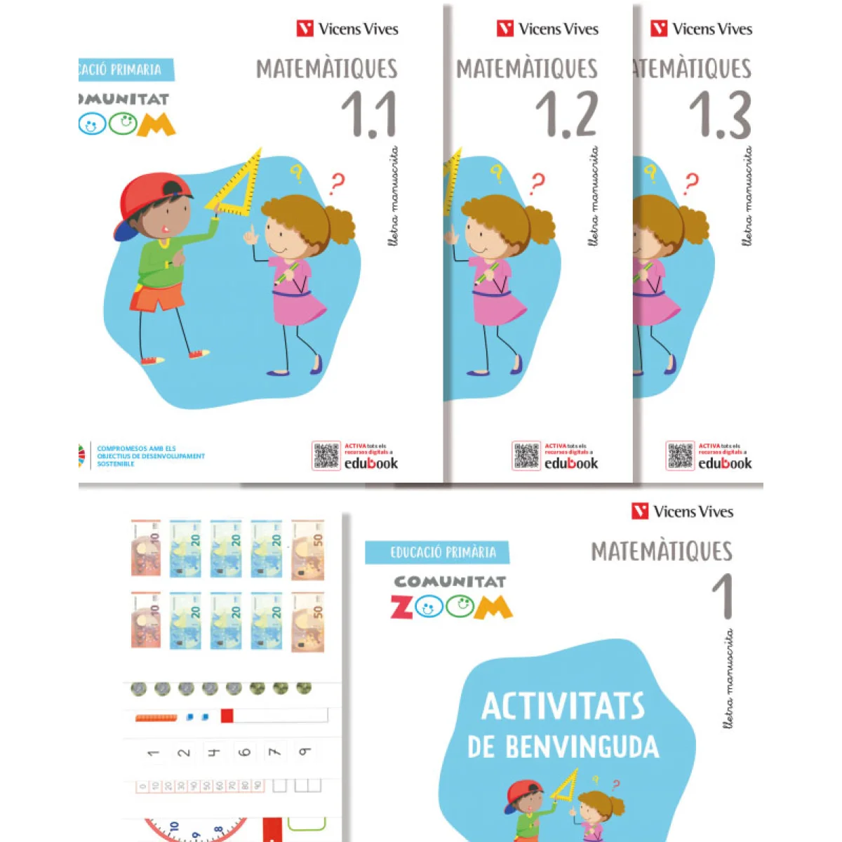 Matemàtiques 1 primaria, Com. Zoom, Vicens Vives