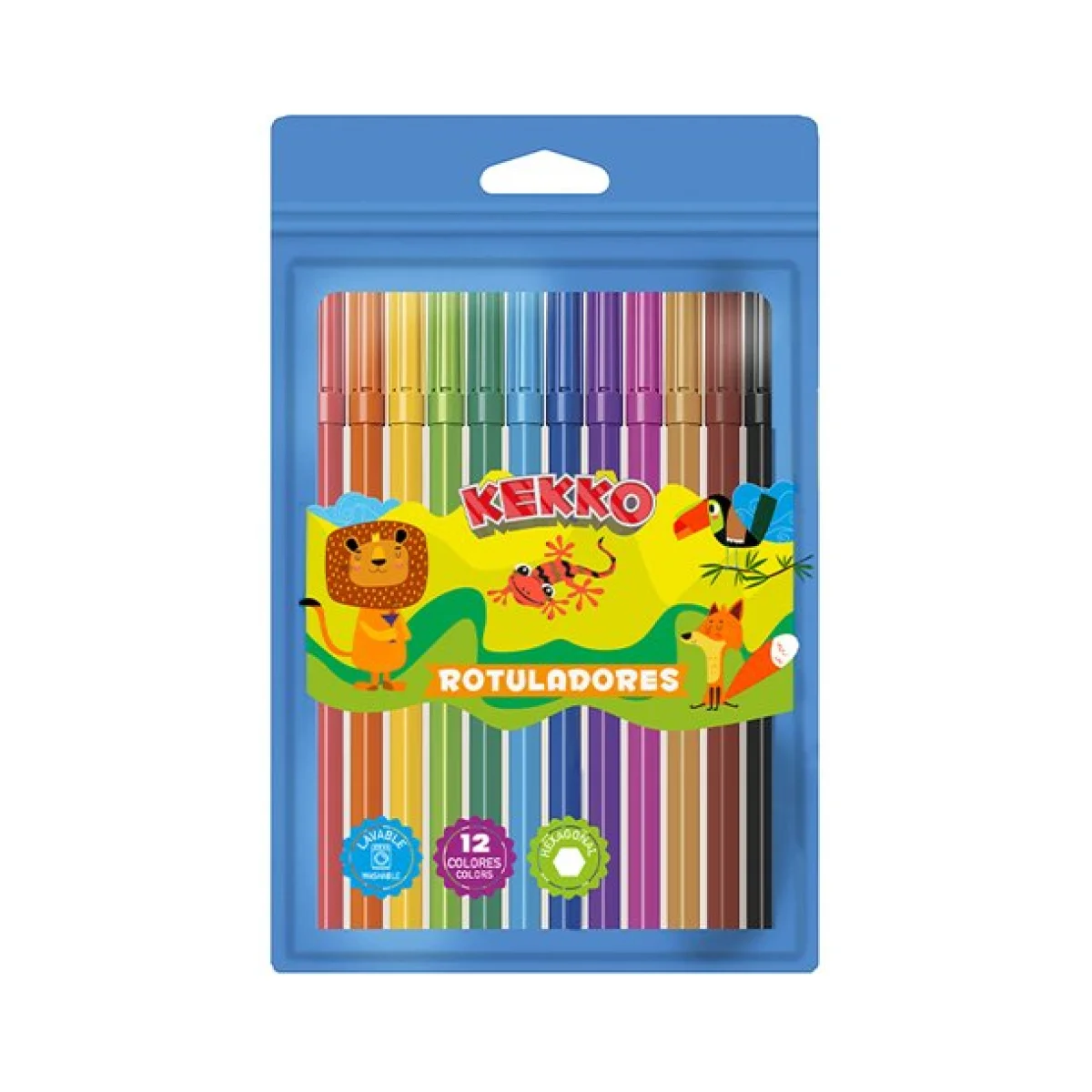 Retolador colors 2mm hexagonal Kekko -p 12- 630938