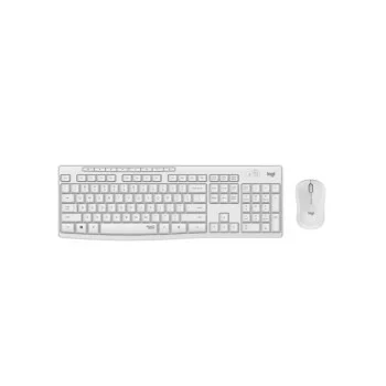 Teclat i mouse s/ fil òptic blanc Logitech MK295