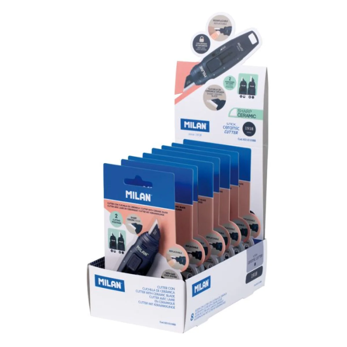 Cutter ceràmica rosa Milan 1918 6010108B