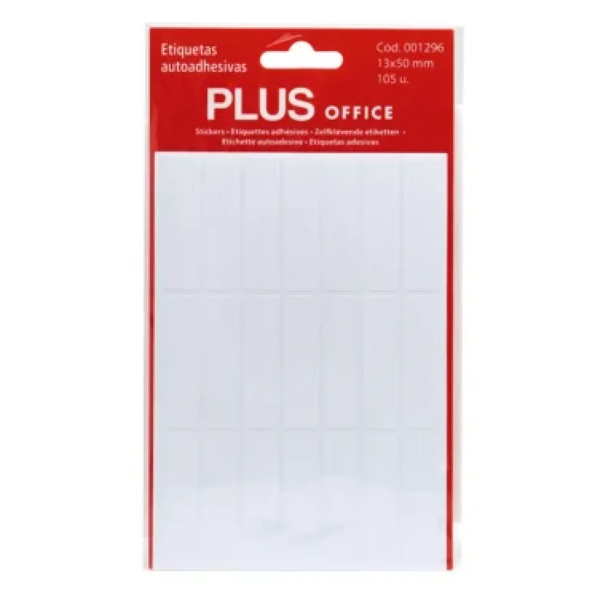 Etiquetes autoadhesives 13x50 Plus 001296 -5 fulls-