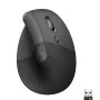 Mouse s/fil USB ergonòmic Logitech negre Lift 