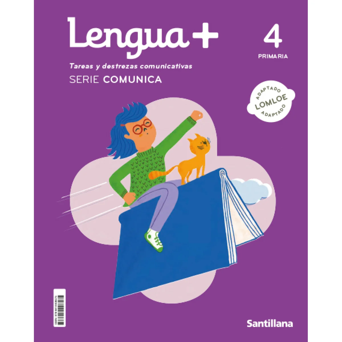 Lengua 4 primaria, Lengua+, serie comunica, Santillana
