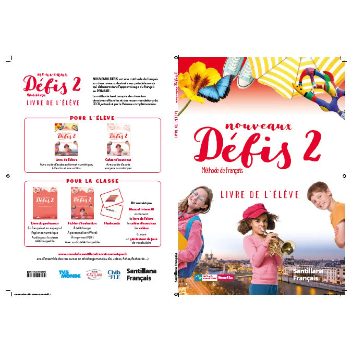 Nouveaux Défis 2, livre de l'élève, Santillana