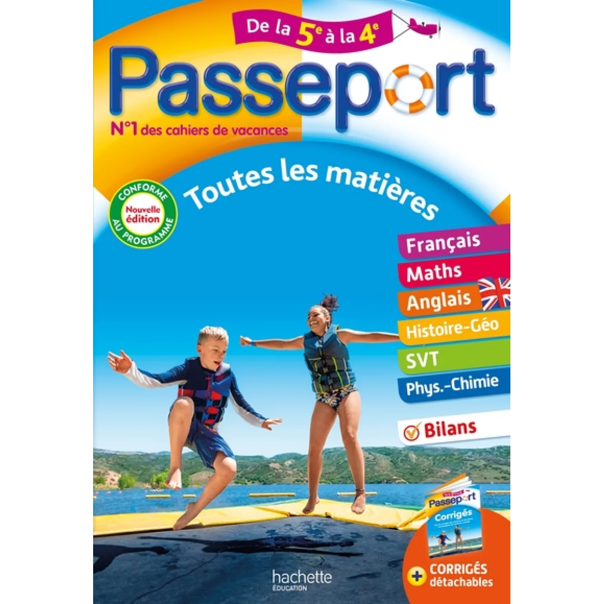 Cahier de vacances, Passeport 5e a la 4e, Hachette