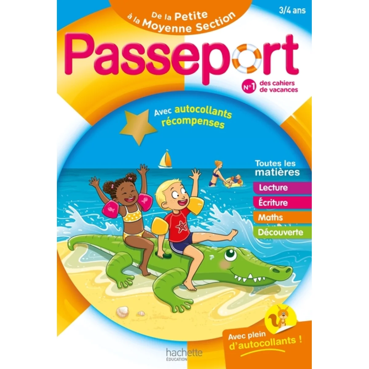 Cahier de vacances, Passeport de la PS a la MS, Hachette