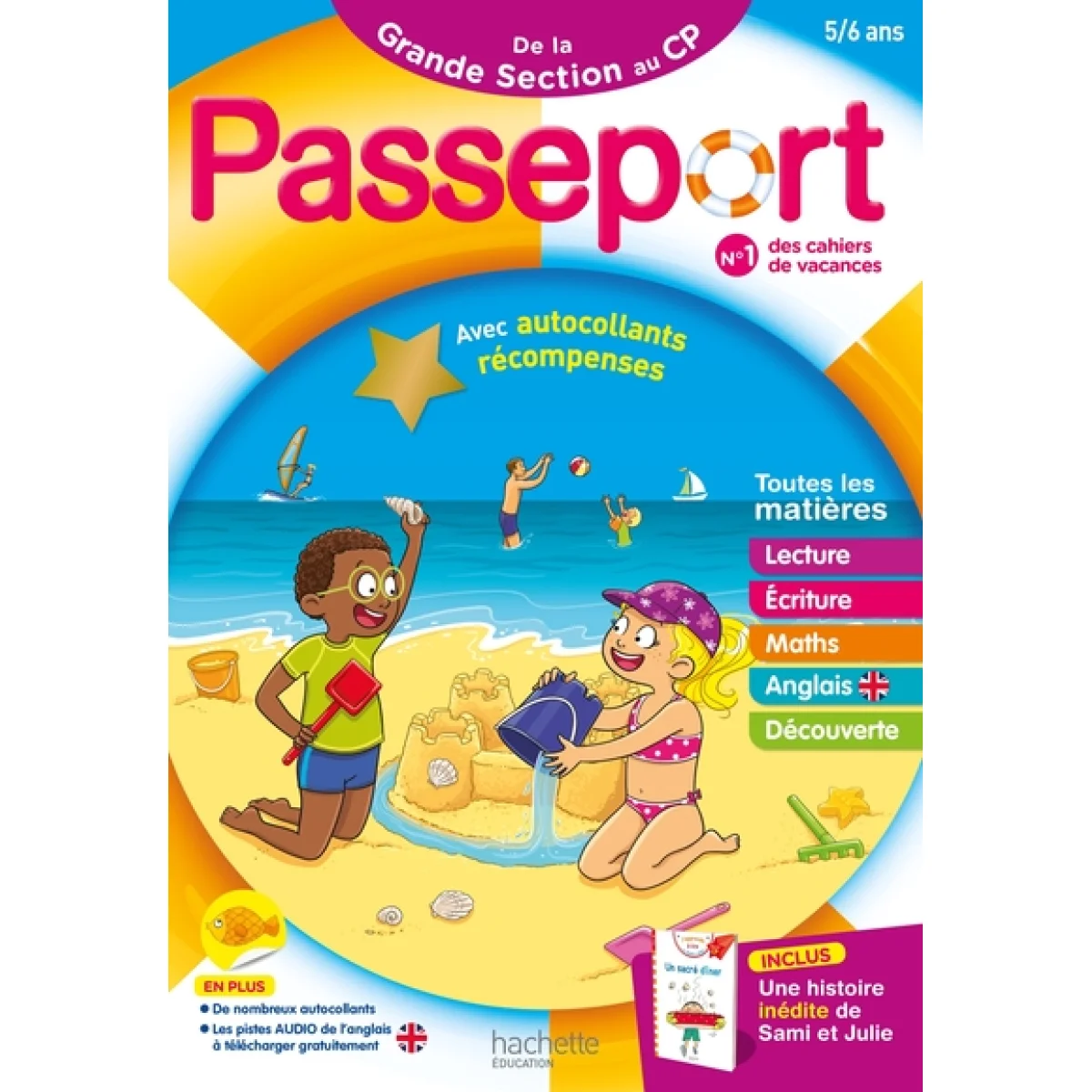 Cahier de vacances, Passeport de la GS a la CP, Hachette