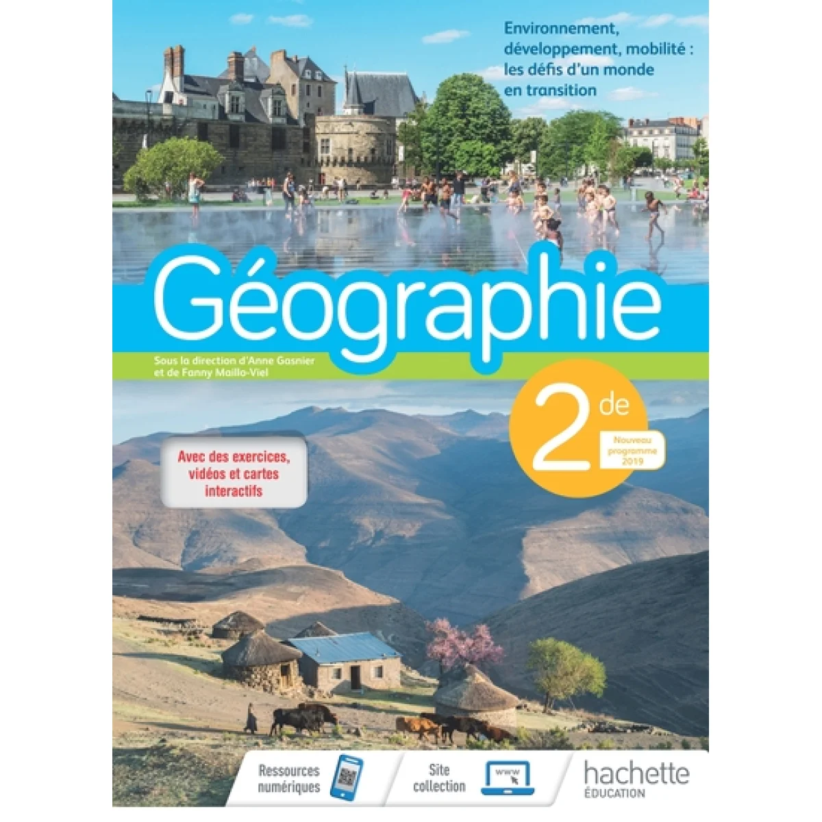 Geographie 2nde 2019, Hachette
