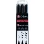Retolador negre punta pinzell Sakura FB-MB-BB -p 3- PO03002