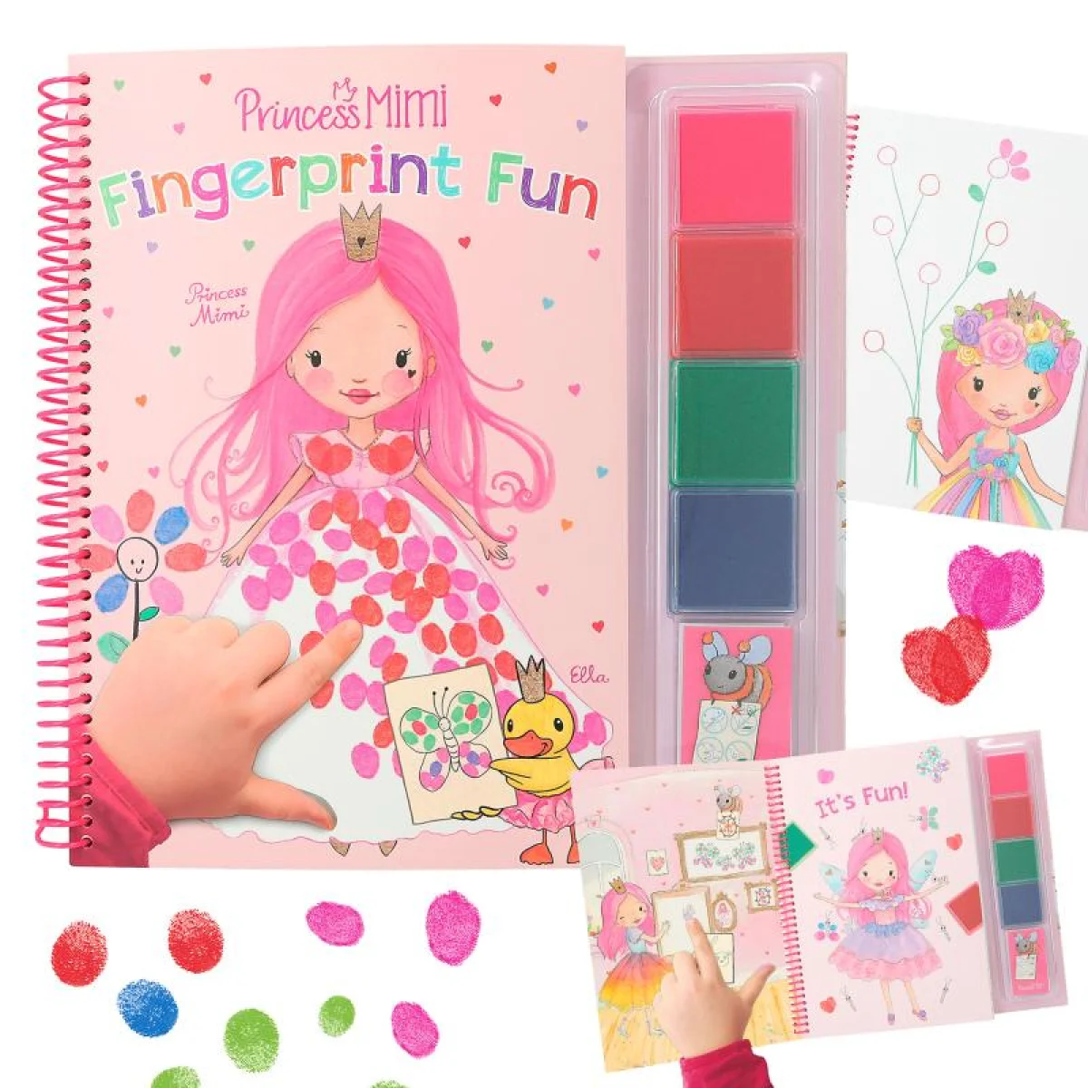 Llibre pinta amb els dits 12105 Princess Mimi
