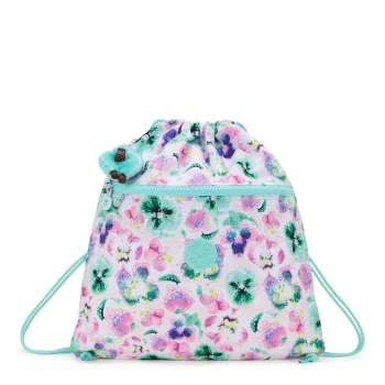Bossa sac Marí/Vert Aqua Blossom Kipling Supertaboo