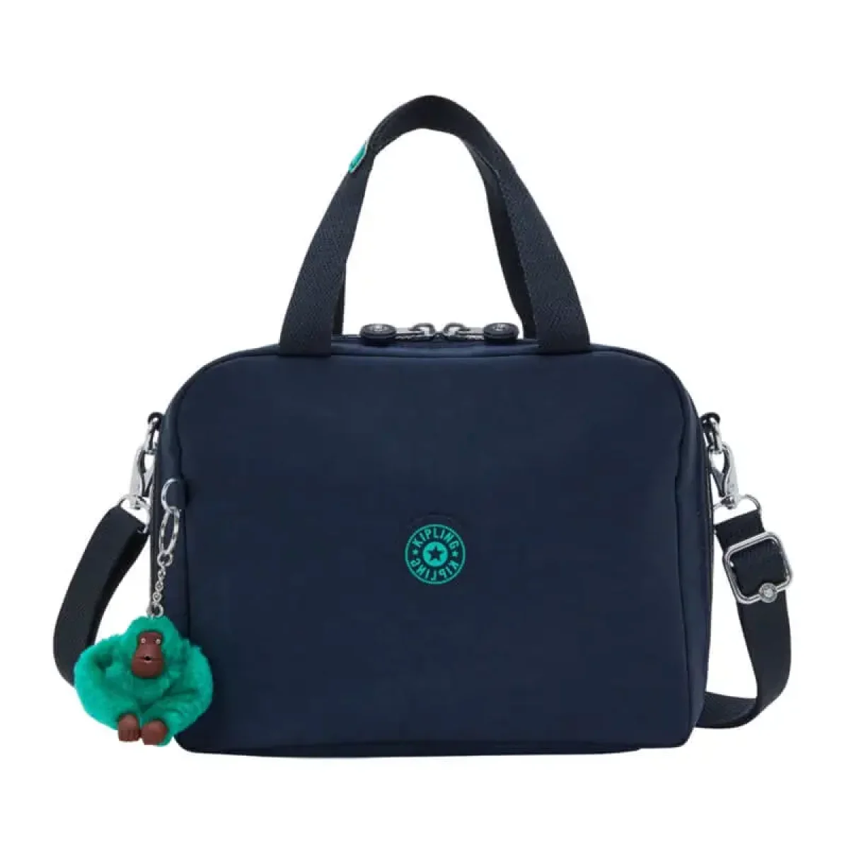 Carmanyola 20x25x13 Marí/Vert Blue Green Block Kipling Miyo