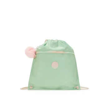Bossa sac Vert/Rosa Soft Green Metallic Kipling Supertaboo