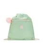 Bossa sac Vert/Rosa Soft Green Metallic Kipling Supertaboo