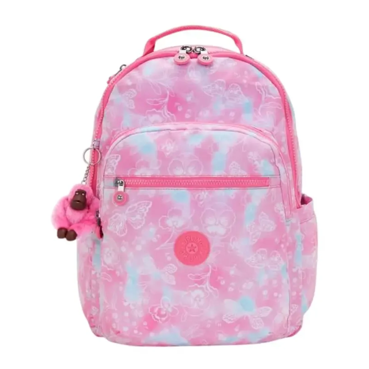 Motxilla 35x44x20 Rosa/Blau Garden Clouds Kipling Seoul 